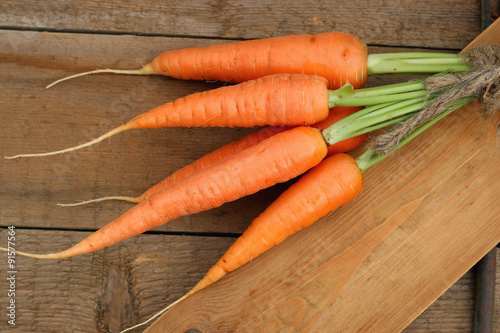 fresh crop of carrots tie beam