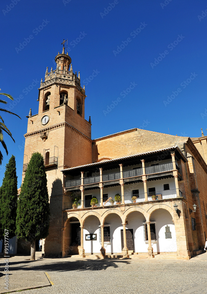Santa Maria la Mayor church, Ronda, Andalusia, Spain