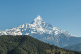 Machhapuchchhre mountain - Fish Tail in English is a mountain in the Annapurna Himal, Nepal