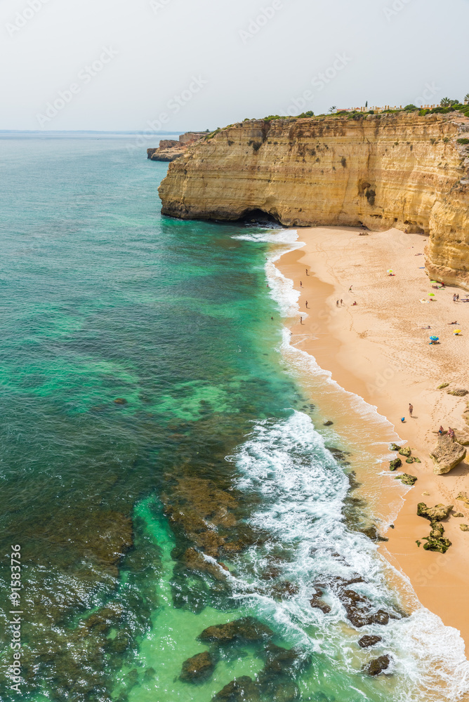 Praia do Vale de Centianes - Beach in Algarve - Portugal