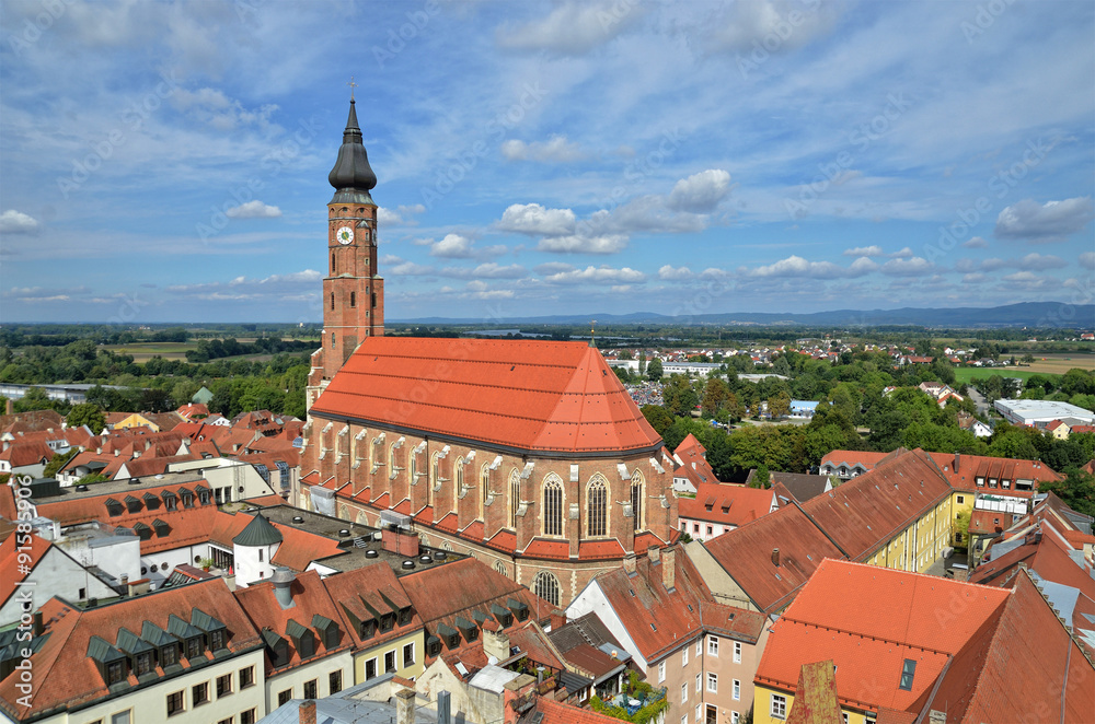Fototapeta premium Straubing Bayern Germany Old Town