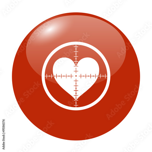 crosshair icon with a heart.