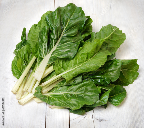 foglie di bietole coste biologiche