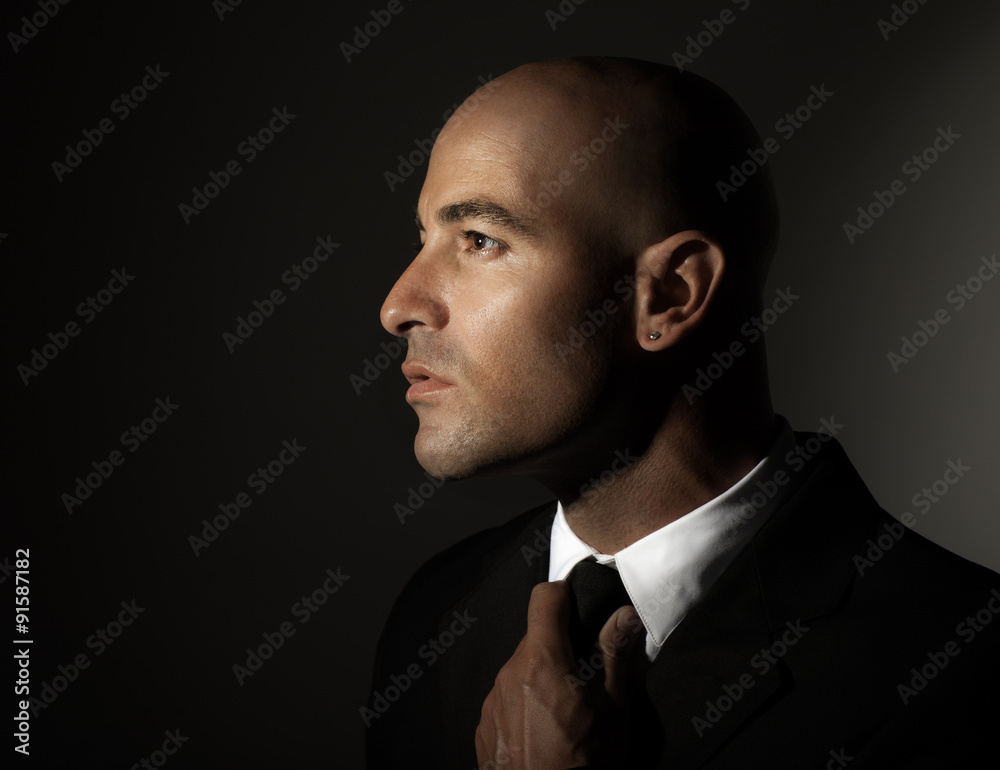 Fototapeta premium Stylish man portrait