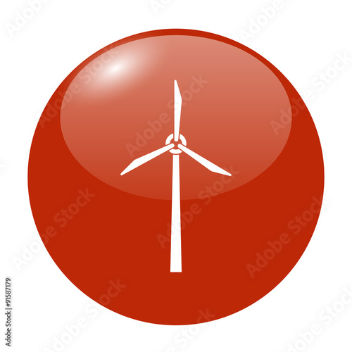 Wind turbine icon