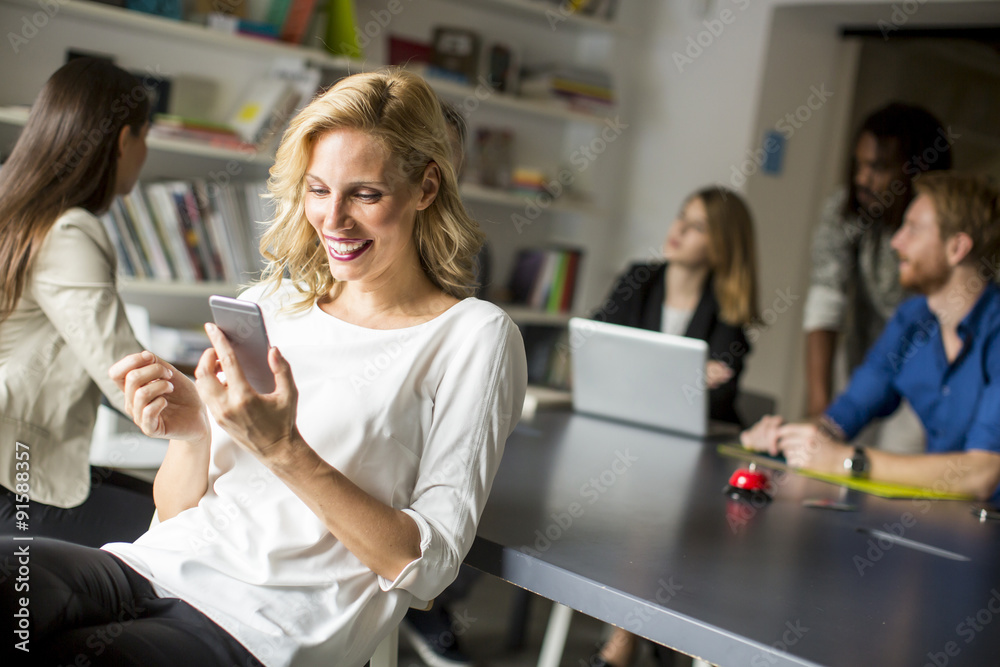 Multiethnic people in the office Multiethnic people in the office