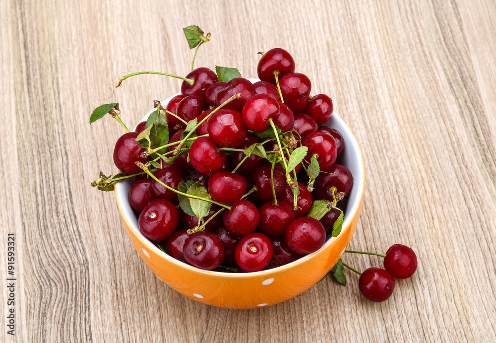 Cherry in the bowl