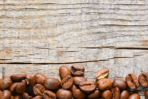 Roasted Coffee Beans background 