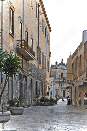 Canvastavla Le strade di Manduria - Puglia