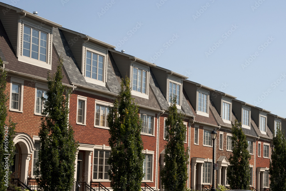 Naklejka premium maison de ville