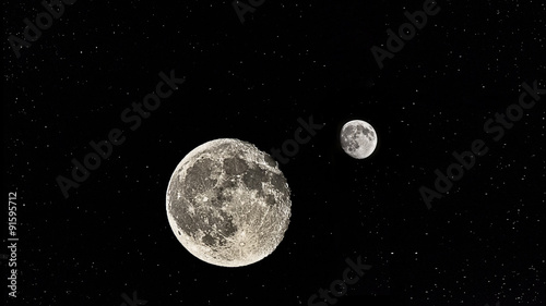 Fotografia Moon and Stars