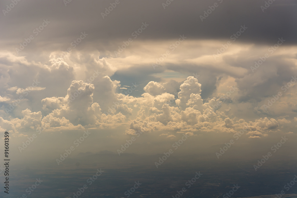 become dull sky with clouds. cloudscape become dull sky with clouds. cloudscape