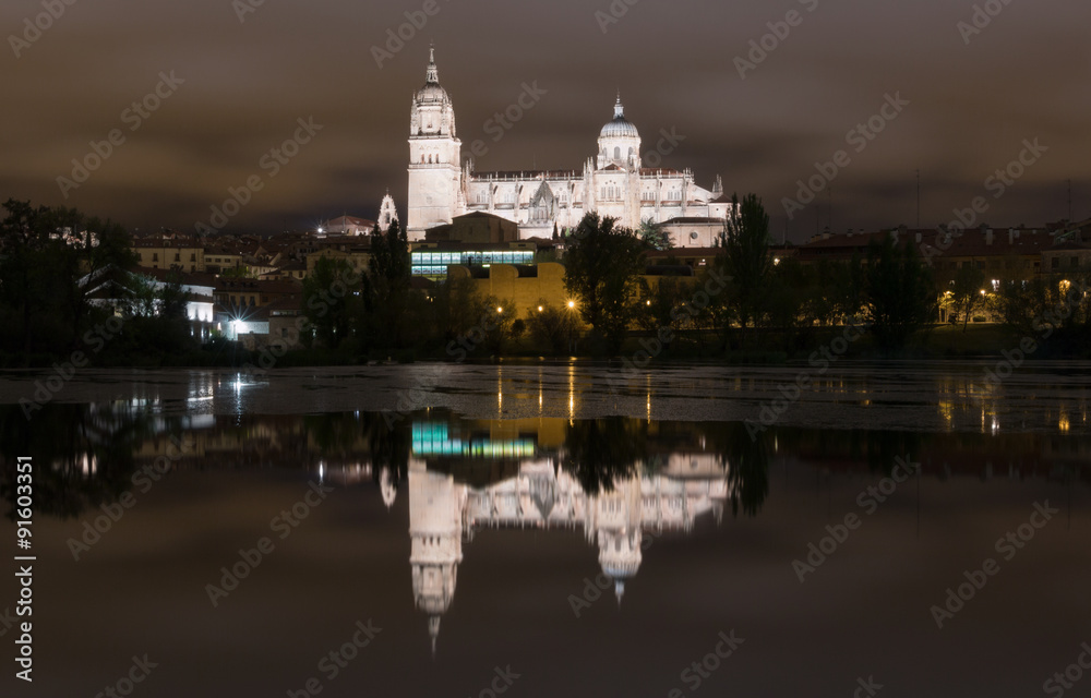 Salamanca Cathedral by Night

