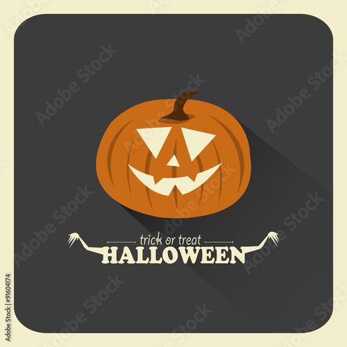 Halloween jack-o-lantern