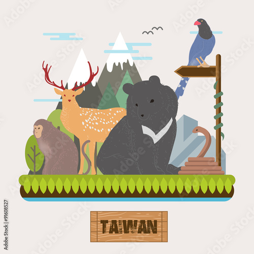adorable Taiwan endemic species collection