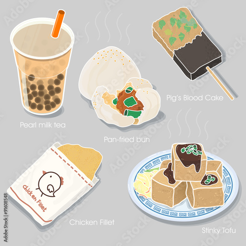 delicious Taiwan snacks collection