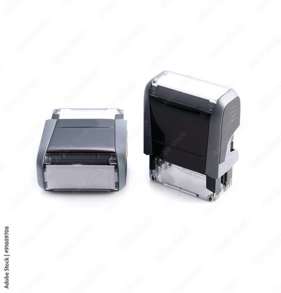 automatic seal isolated on a white background automatic seal isolated on a white background