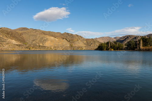 lake and mountain landscape © naruedom