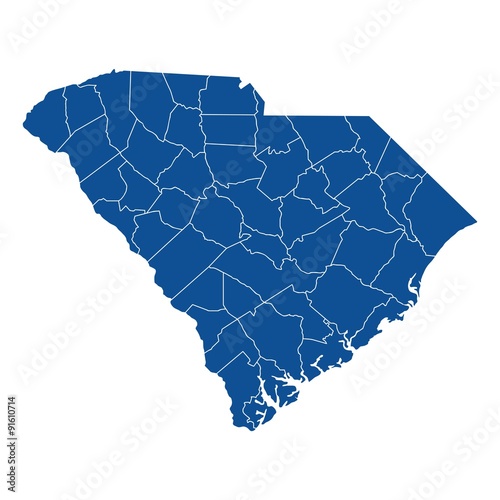Map of South Carolina
