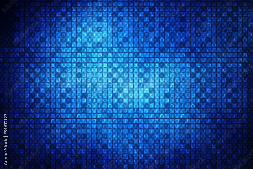 Abstract technology background with bright flare