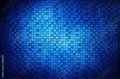 Abstract technology background with bright flare