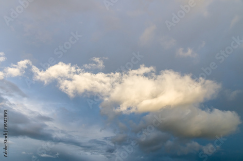 Scenic sky with after storm clouds © alexpolo