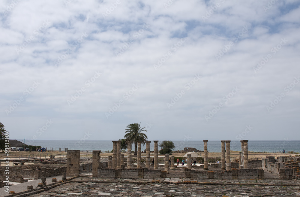 Restos del la antigua basílica romana de Baelo Claudia en Tarifa, Cádiz