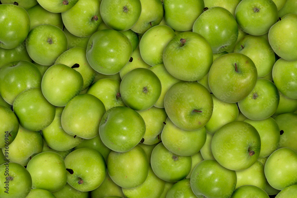pile of green apples pile of green apples
