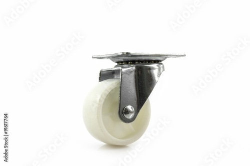 Furniture caster wheel. photo