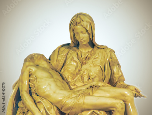 Jesus on the lap of his mother Mary after Crucifixion