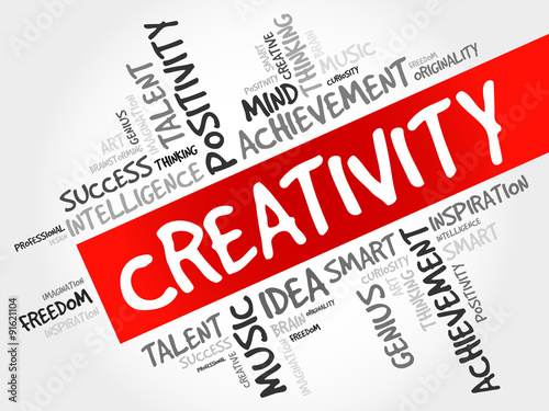 Creativity word cloud concept #91621104