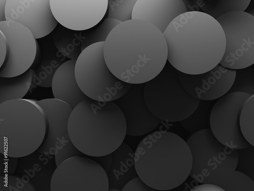 Abstract Round Pattern Wall Architectute Background