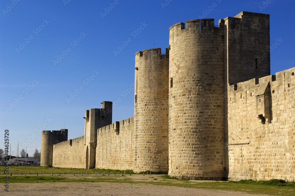 Fort of Aigues-Mortes, Camargue, France