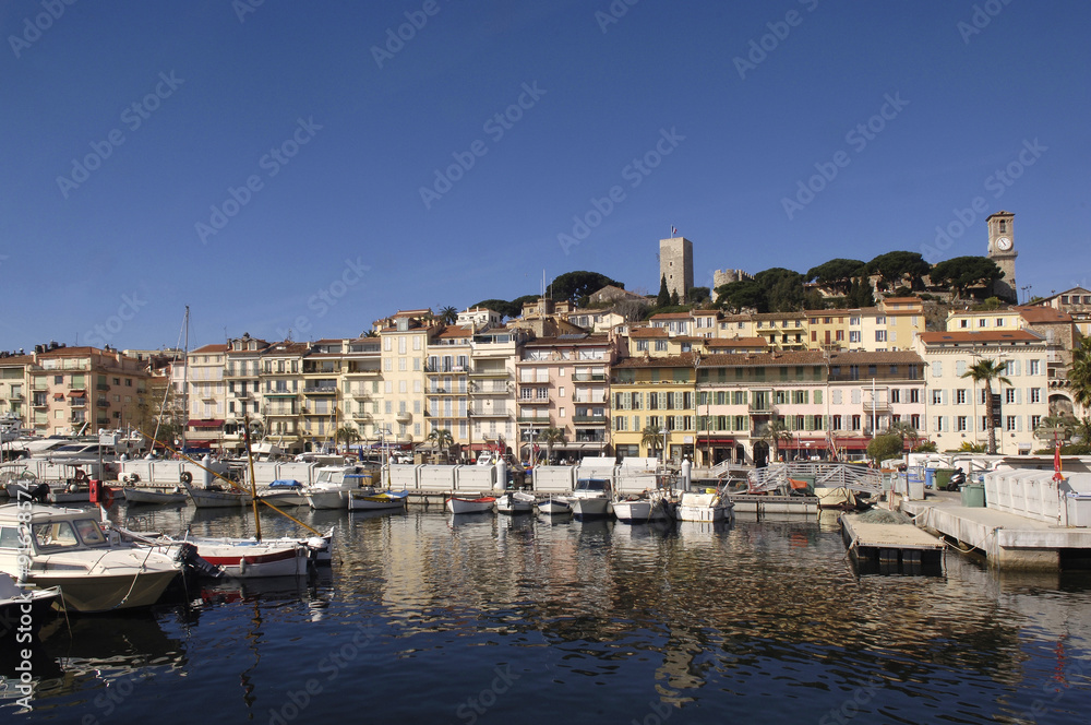 Harbor of Cannes, French Riviera, France