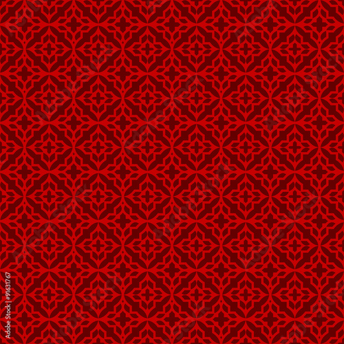 Seamless Chinese style lattice cross diamond geometry pattern background.
