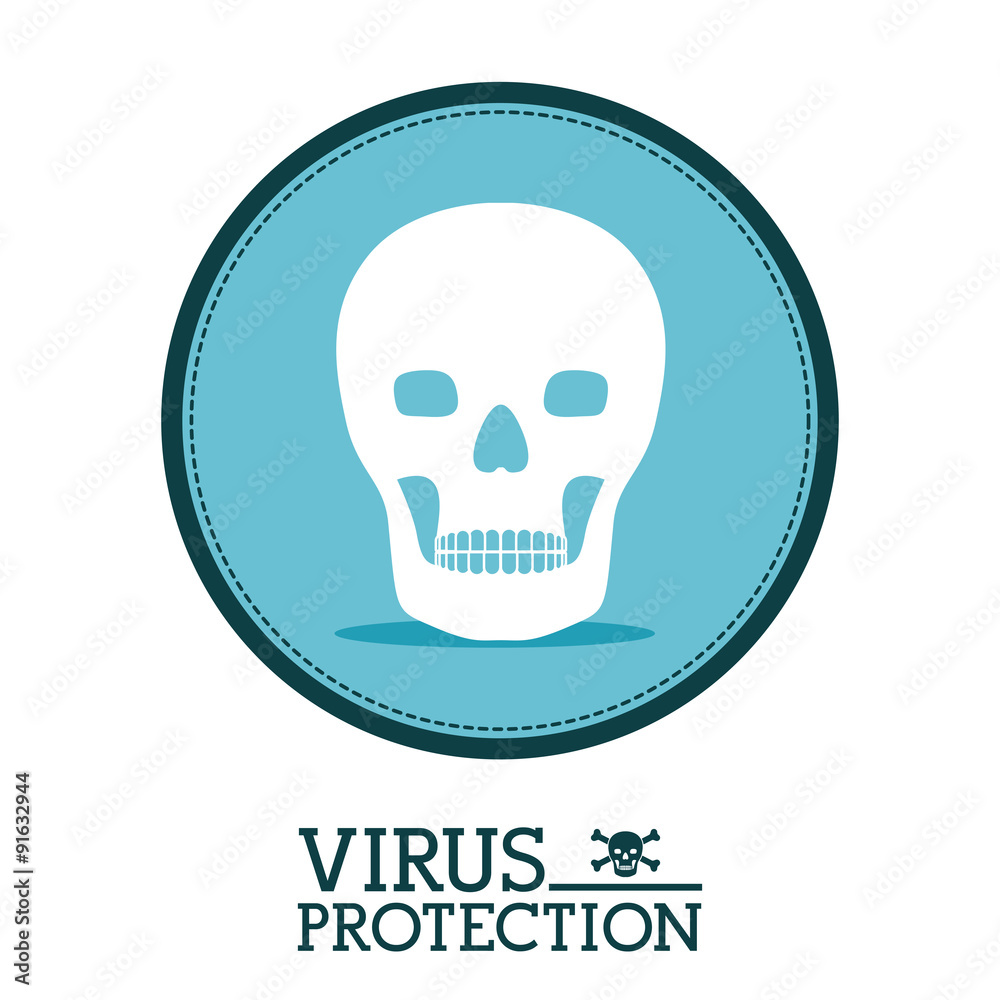 Fototapeta premium Cyber Security design 