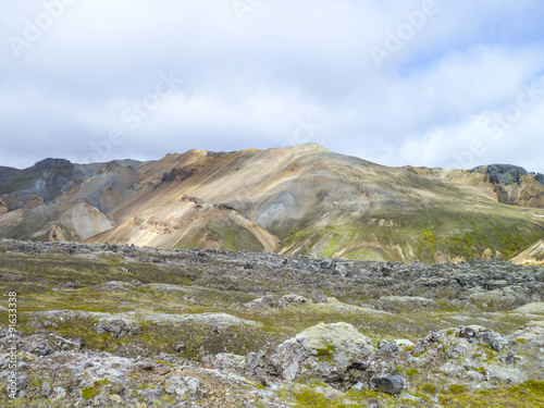 mountain scenery in Iceland