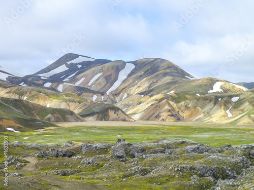 mountain scenery in Iceland