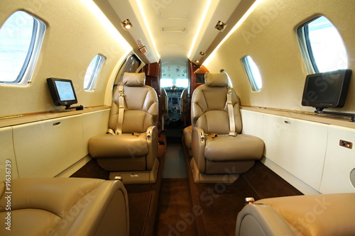 Luxury jet - central galley
