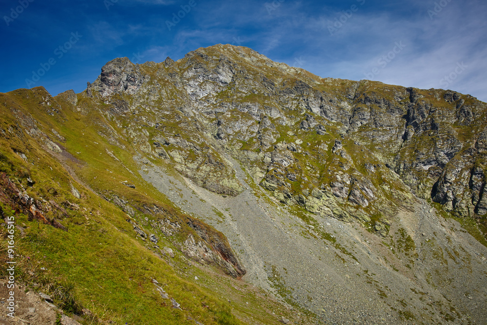 Mountain range landscape