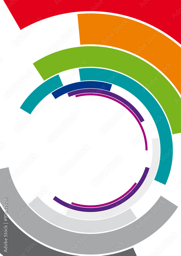 Vector circles background