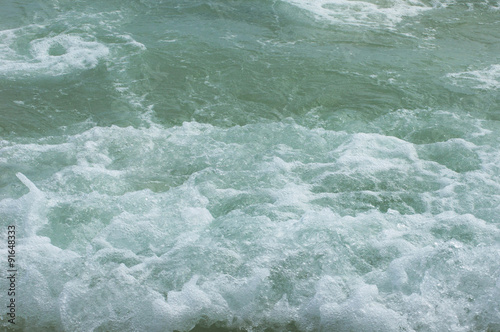 Detail of Rough water from waves