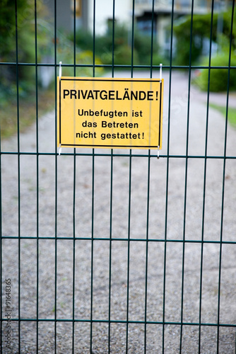 Privatgelände