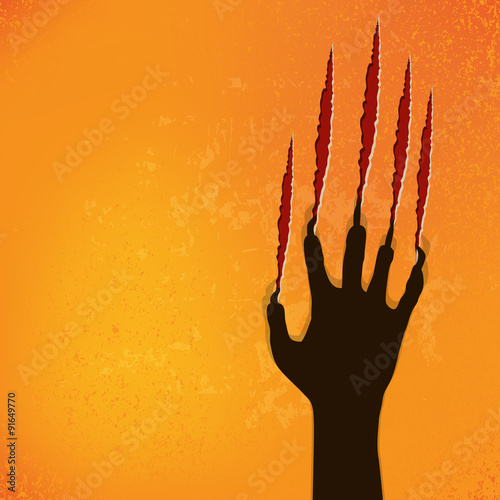 abstract halloween background, vector