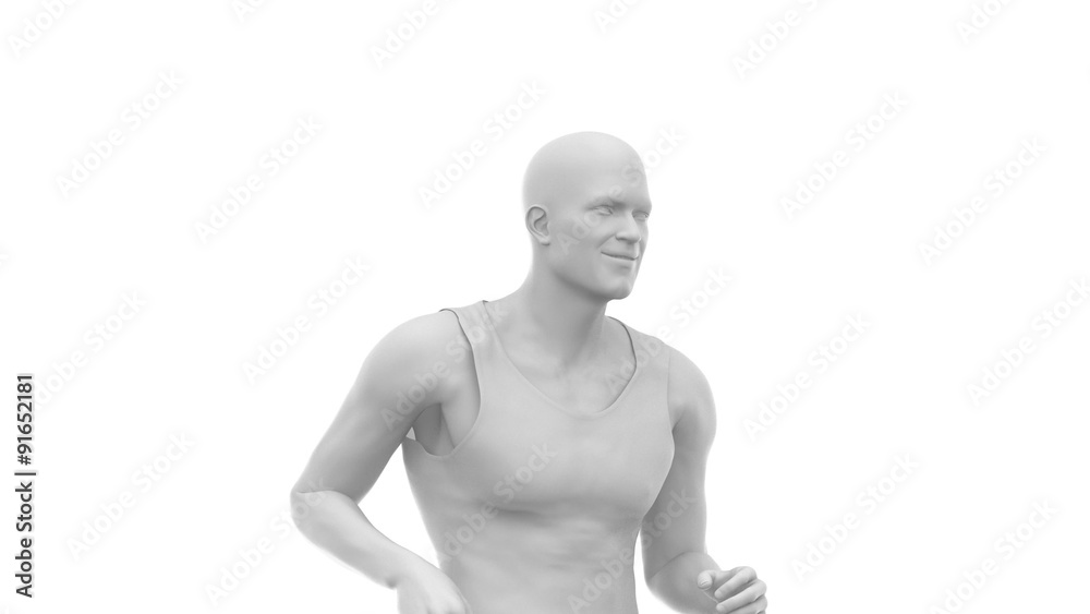 Obese overweight man to slim - healthy lifestyle concept with aplha Obese overweight man to slim - healthy lifestyle concept with aplha
