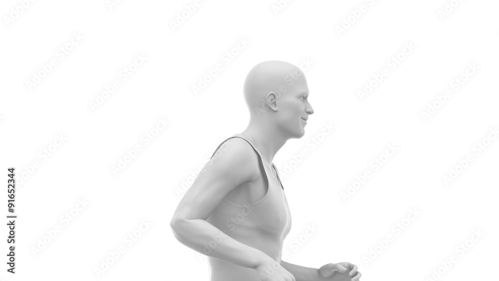 Obese overweight man to slim - healthy lifestyle concept with aplha Obese overweight man to slim - healthy lifestyle concept with aplha