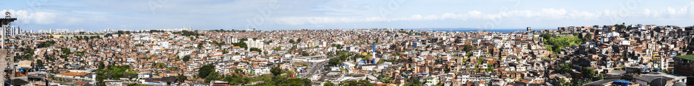 Panoramica di Salvador di Bahia, Brasile