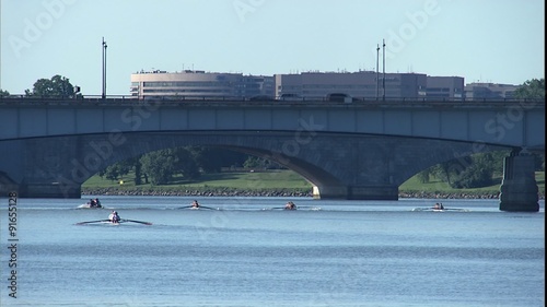 SCUllers Rowing on Potomac River