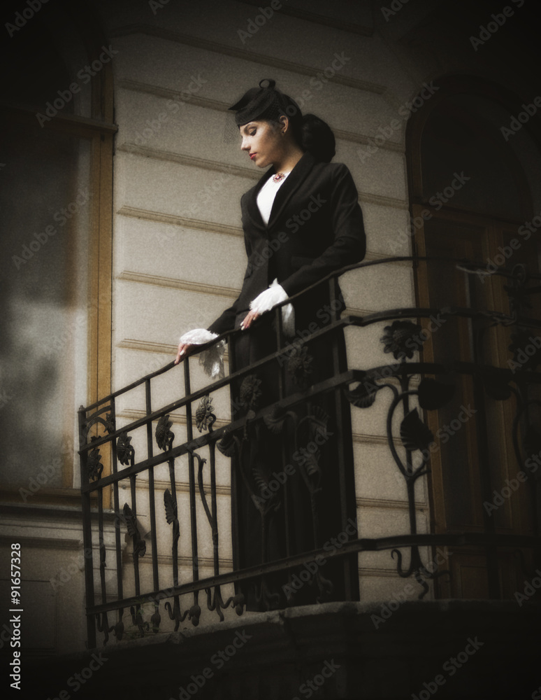 Young woman in retro styled costume (ancient ver) Young woman in retro styled costume (ancient ver)
