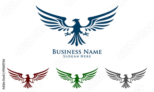 eagle, hawk, phoenix, vector, logo, design,